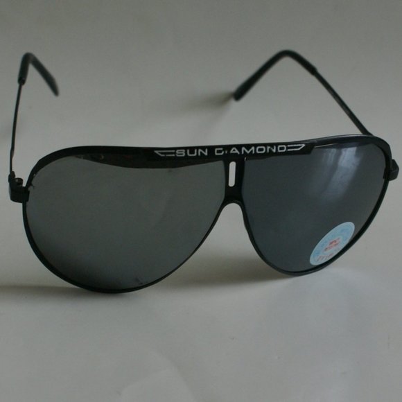 NWT True Vintage 80's inv classic pilot aviator w/"SUN DIAMOND" logo sunglasses - Picture 4 of 10